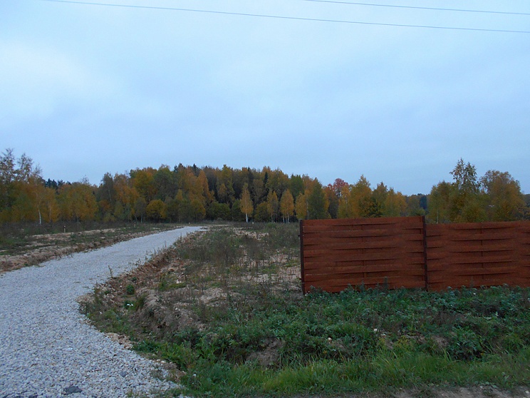 Строительство ограждения в поселке Хрустали-мини
