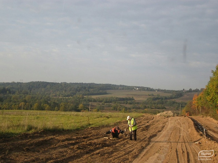 В поселке Тургенево началось строительство дорог