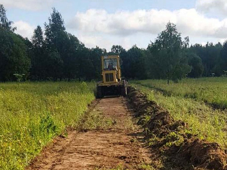 Продолжается строительство дороги
