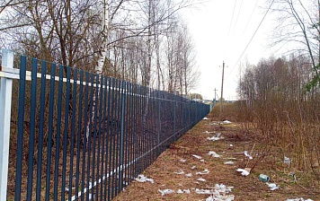 Монтаж забора