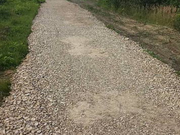 В коттеджном поселке Таширово продолжается строительство дорог