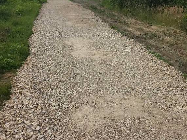 В коттеджном поселке Таширово продолжается строительство дорог