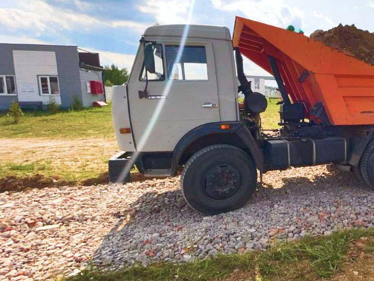 Продолжается строительство дороги