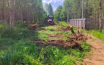 Строительство дороги в третьей очереди поселка Дорино