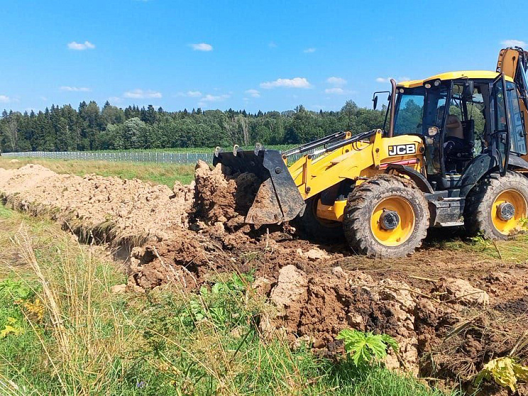 В поселке Эко Озеро второй очереди продолжается строительство водопровода
