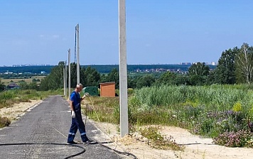 Строительство электросети 0,4 кВ в Кутузовских холмах