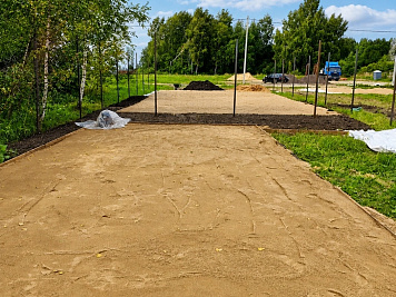  В коттеджном поселке Высоково идут работы по благоустройству