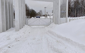 Установили откатные ворота