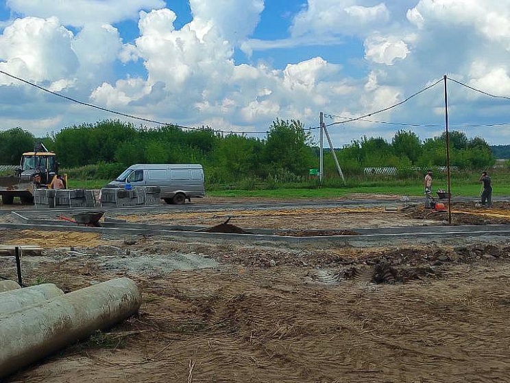 Благоустройство территории  в посёлке Адмирал