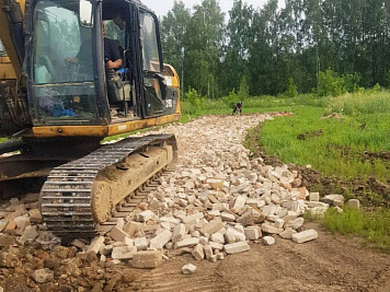 В Адмирал 2 продолжается строительство дорог