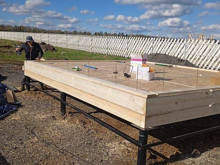 Строительство въездной группы