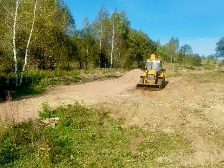 Ведутся работы по благоустройству