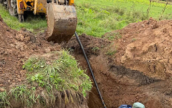 В поселке Эко Озеро 2 завершаются работы по строительству водопровода