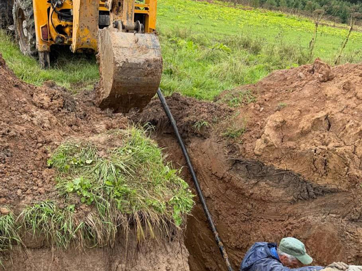 В поселке Эко Озеро 2 завершаются работы по строительству водопровода