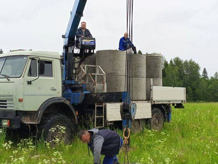 В поселке Эко-озеро-2 начались работы по строительству водопровода