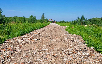 Строительство дорог в поселке Адмирал 2